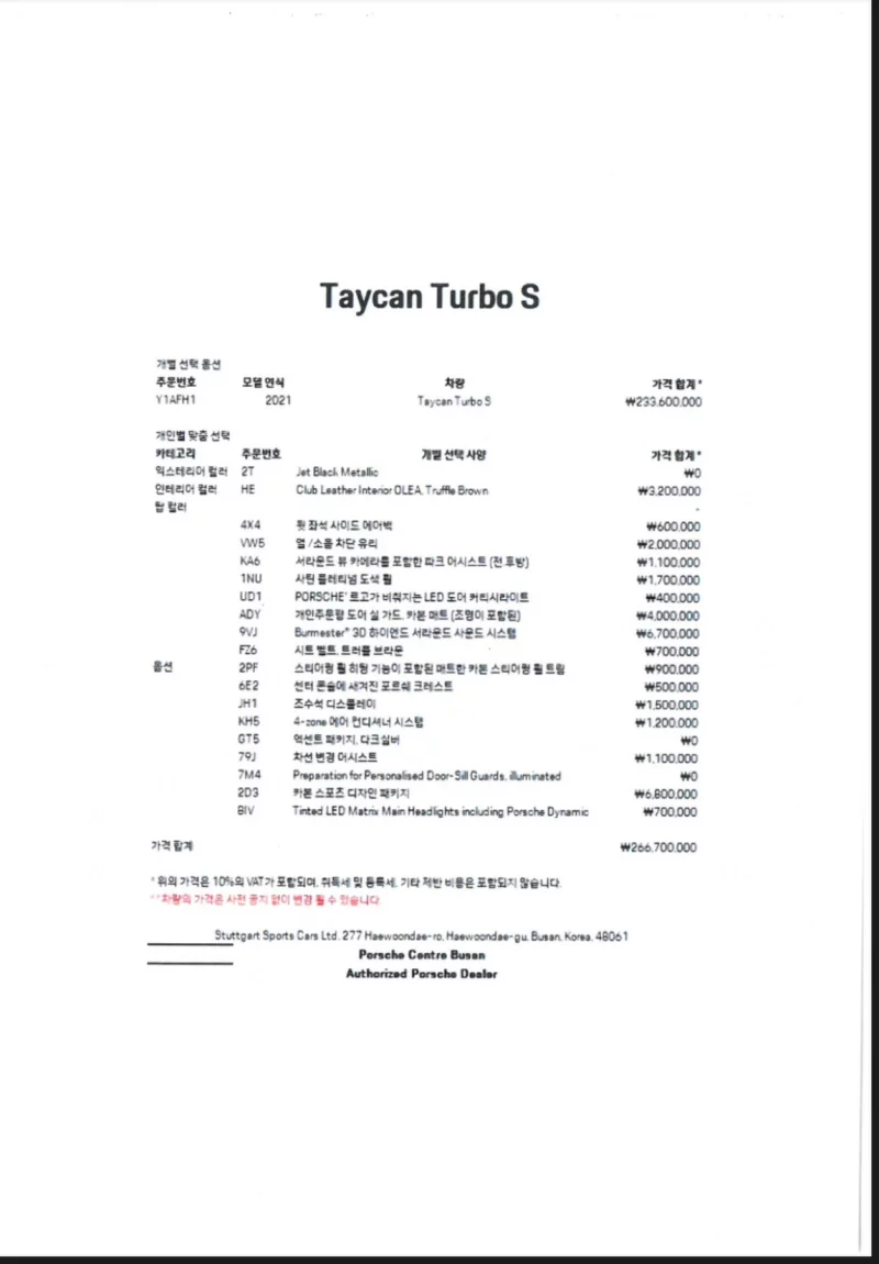 Porsche TAYCAN